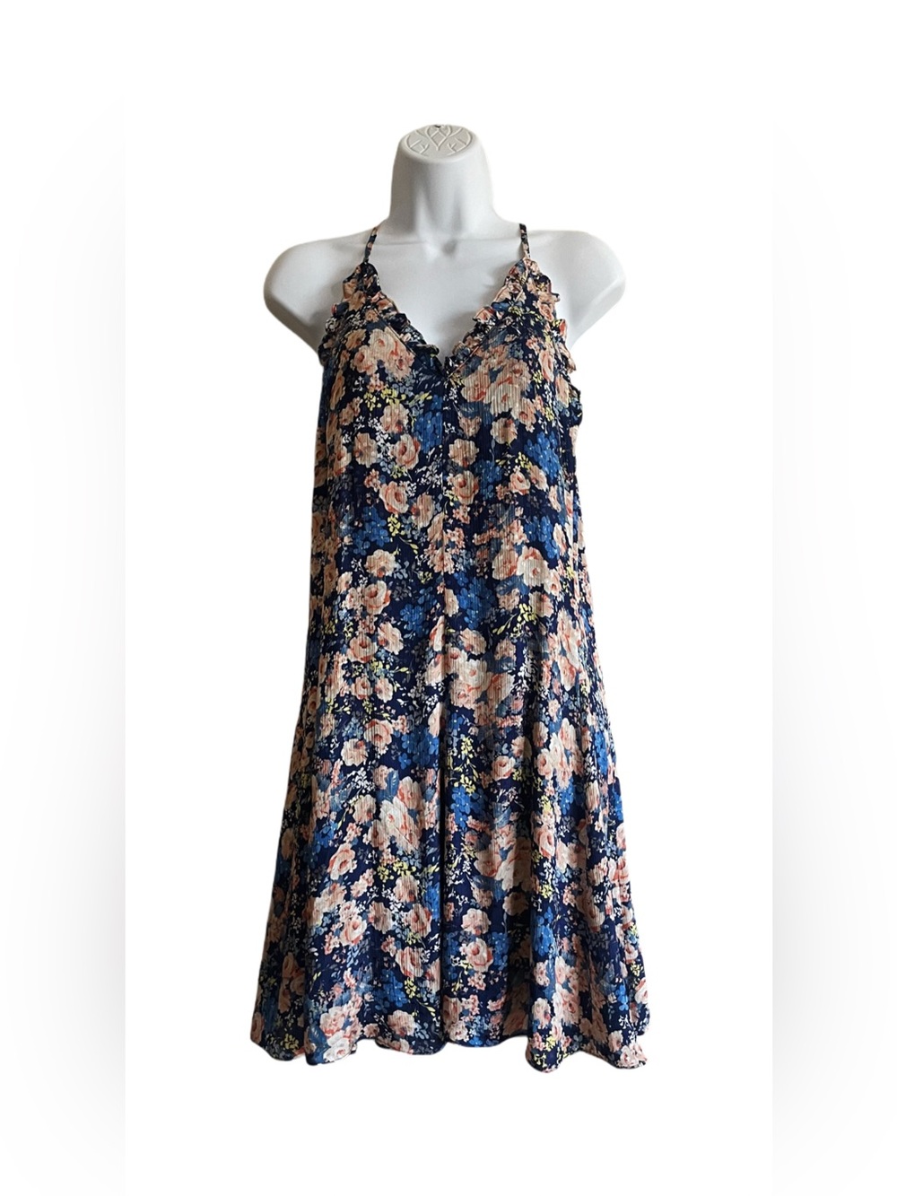 Rebecca Taylor Silk Multi-Color Floral Slip Dress